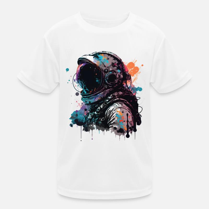 Gothic Astronaut Kinder Funktions-T-Shirt