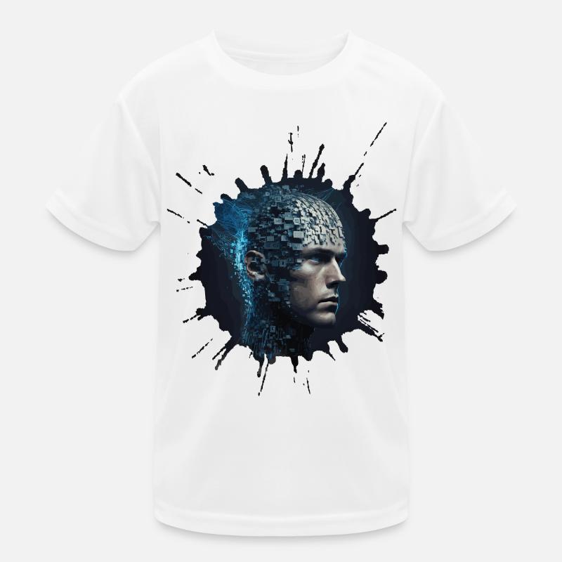 Évolution numérique - Vision future Cyber Human T-shirt sport Enfant