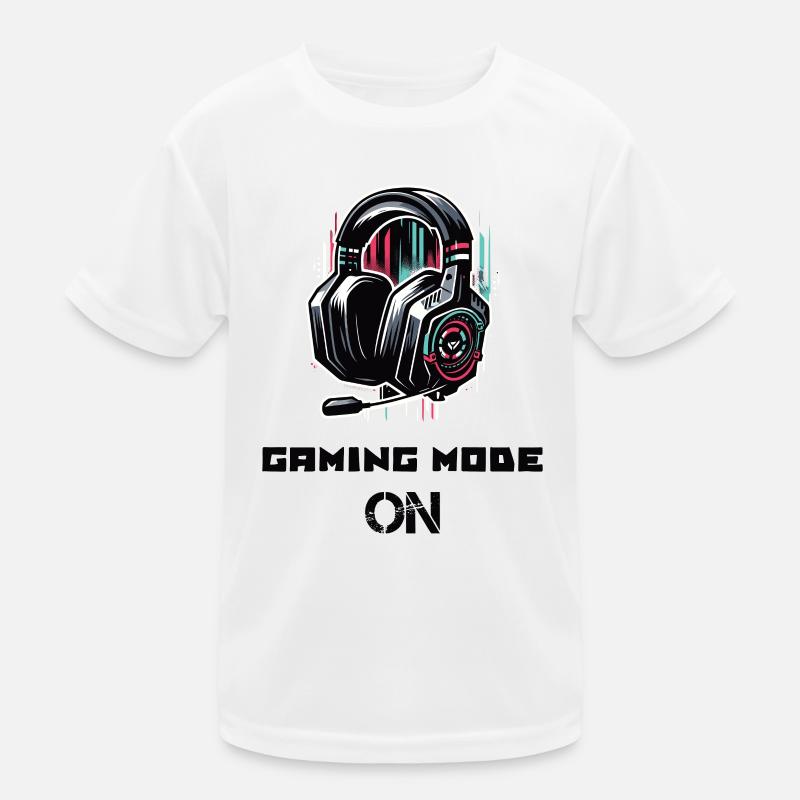 Gaming Mode On Gamer Sprüche Shirt Kinder Funktions-T-Shirt