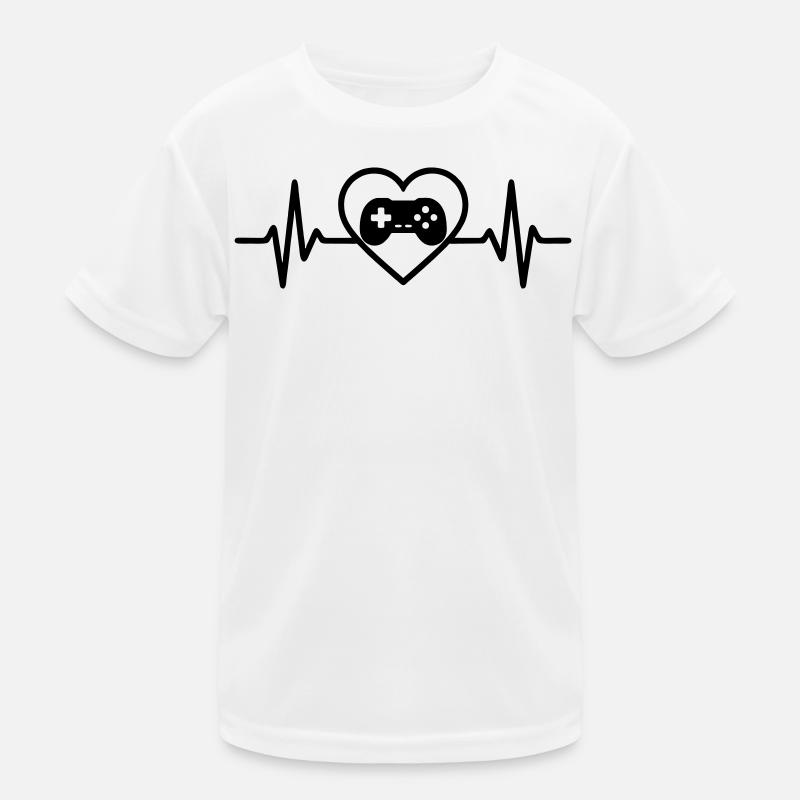 Herz Retrogaming – Vintage Game Console Kids Functional T-Shirt