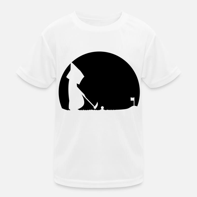 Golf - Kinder Funktions-T-Shirt - Weiß