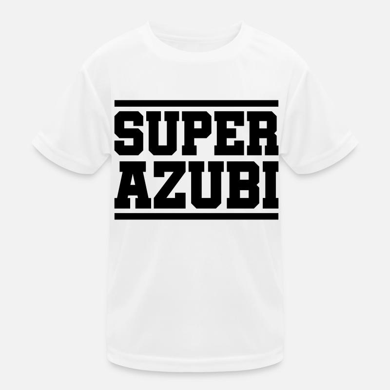super azubi - Kinder Funktions-T-Shirt - Weiß