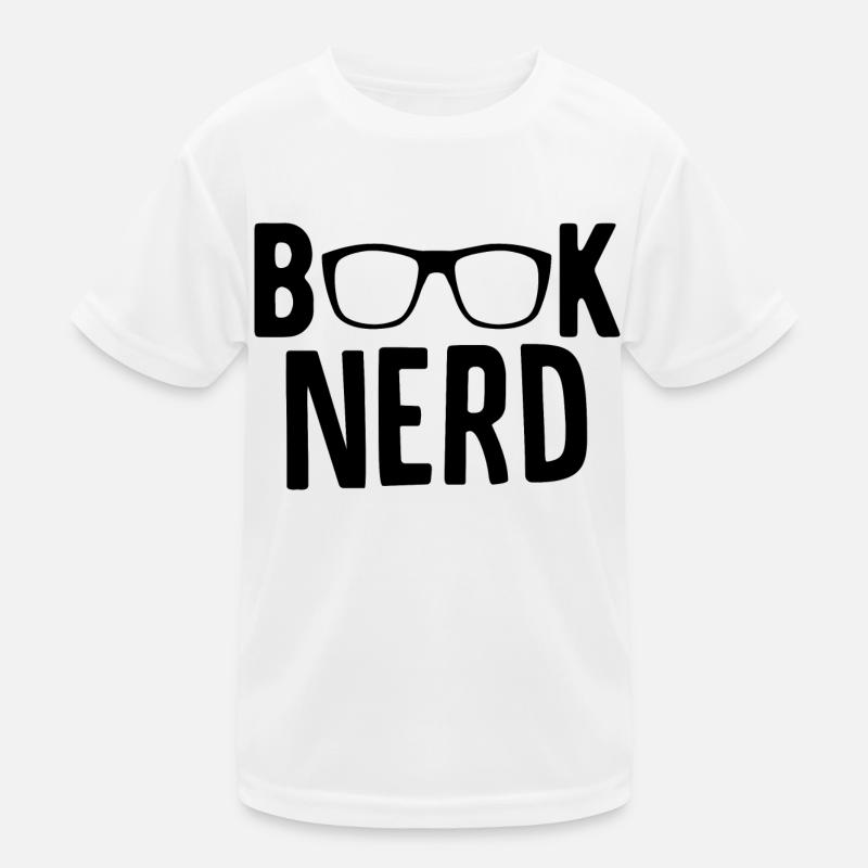Buch Nerd Kinder Funktions-T-Shirt