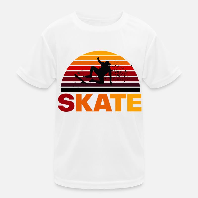 skateboard Kids Functional T-Shirt