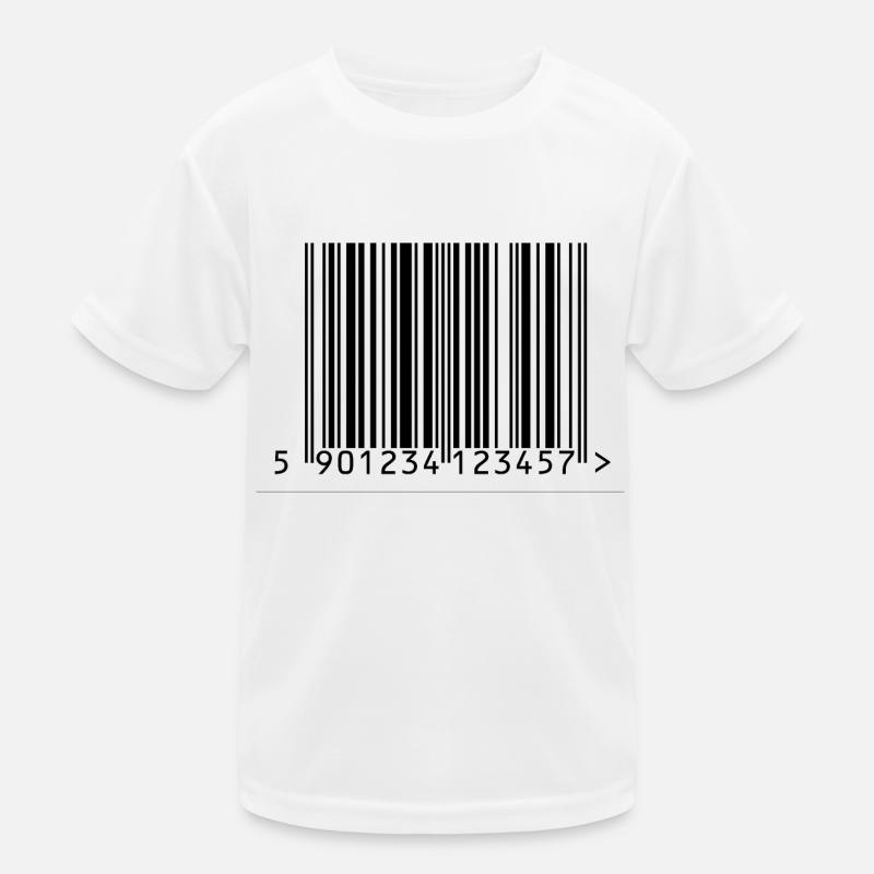 Barcode design Kids Functional T-Shirt