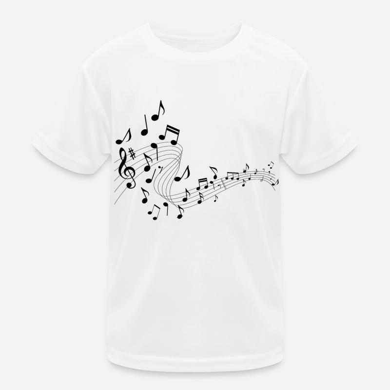Music notes Kids Functional T-Shirt