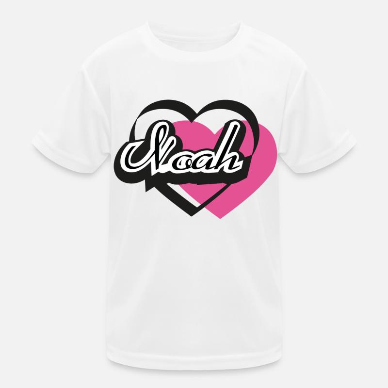 Name Noah Kinder Funktions-T-Shirt