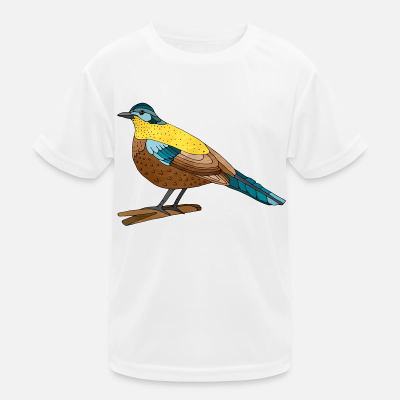 Vogel Kinder Funktions-T-Shirt