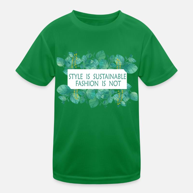 Le style est une mode durable pas T-shirt sport Enfant