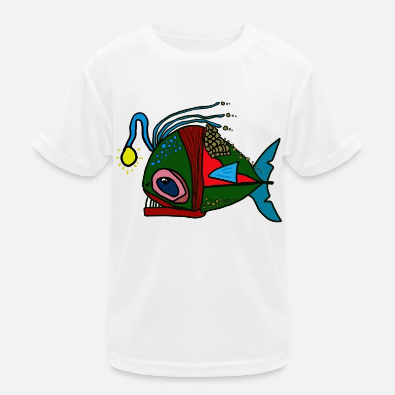 anglerfisch Kinder Funktions-T-Shirt