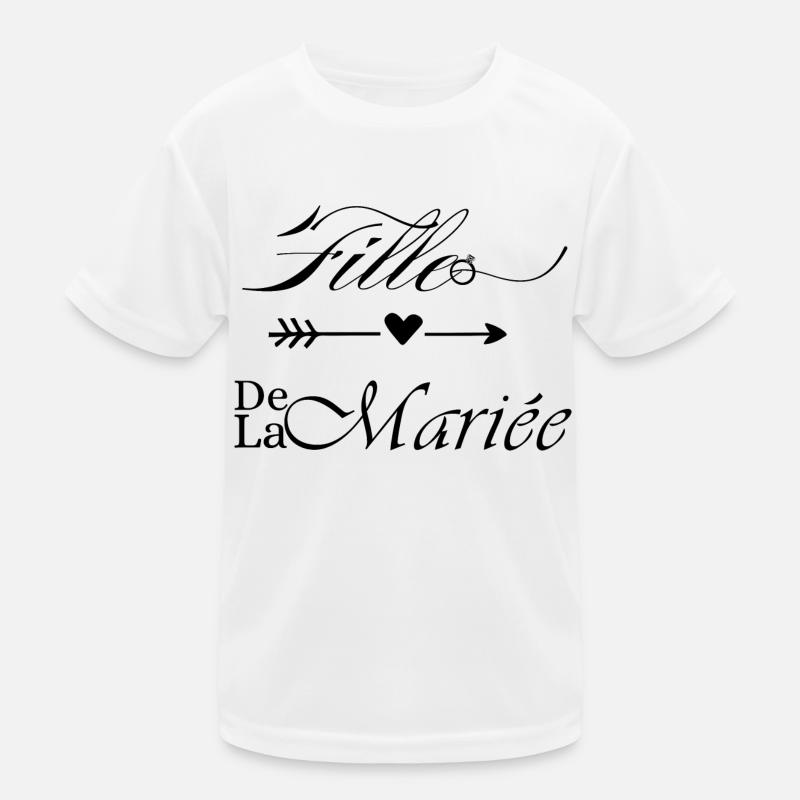 Fille de la mariée T-shirt sport Enfant