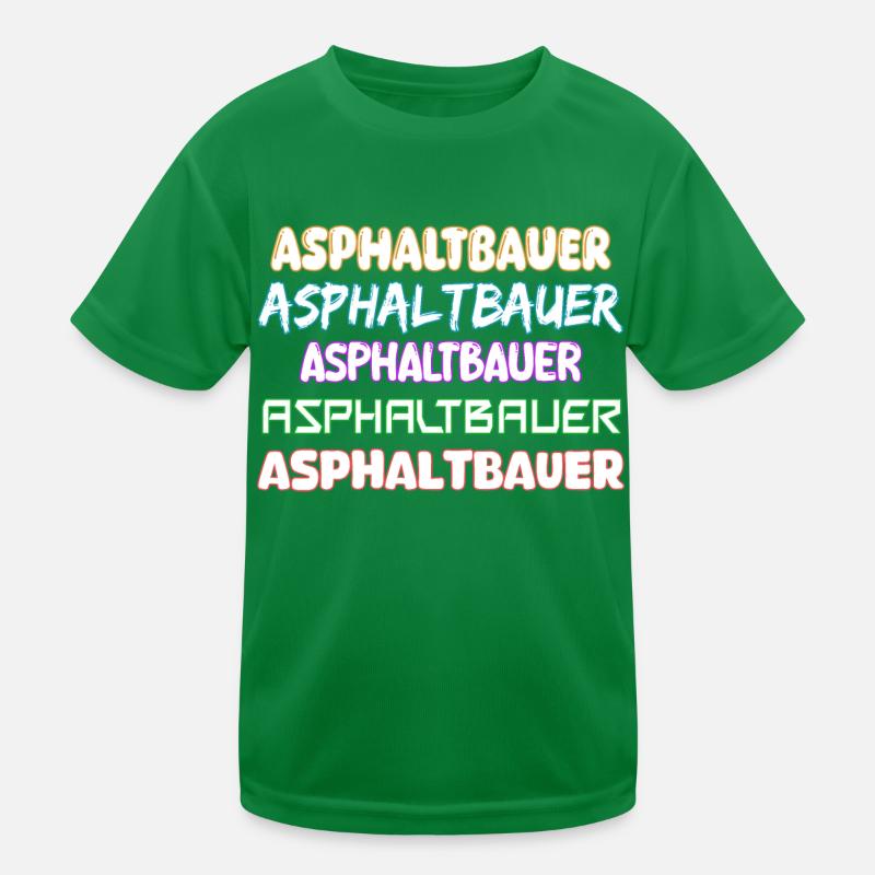 Constructeur d’asphalte comme métier T-shirt sport Enfant