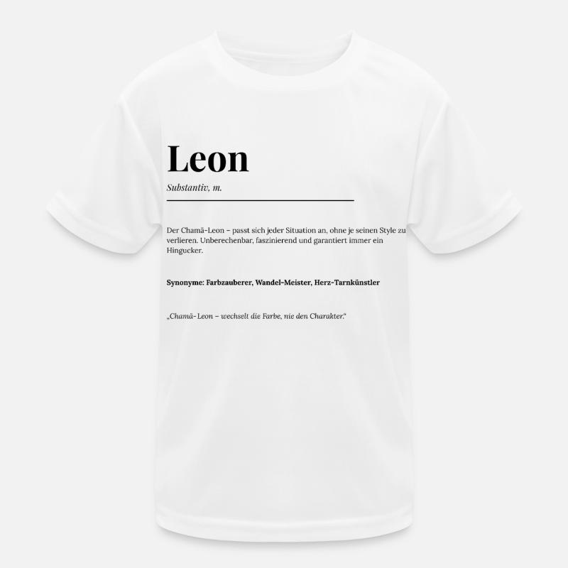 Leon Kinder Funktions-T-Shirt
