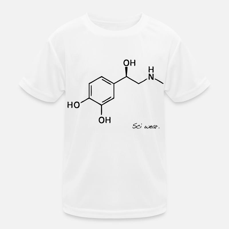 Adrenalin Kick - Kinder Funktions-T-Shirt - Weiß