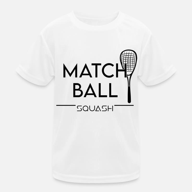 Squash: Match Ball Kids Functional T-Shirt