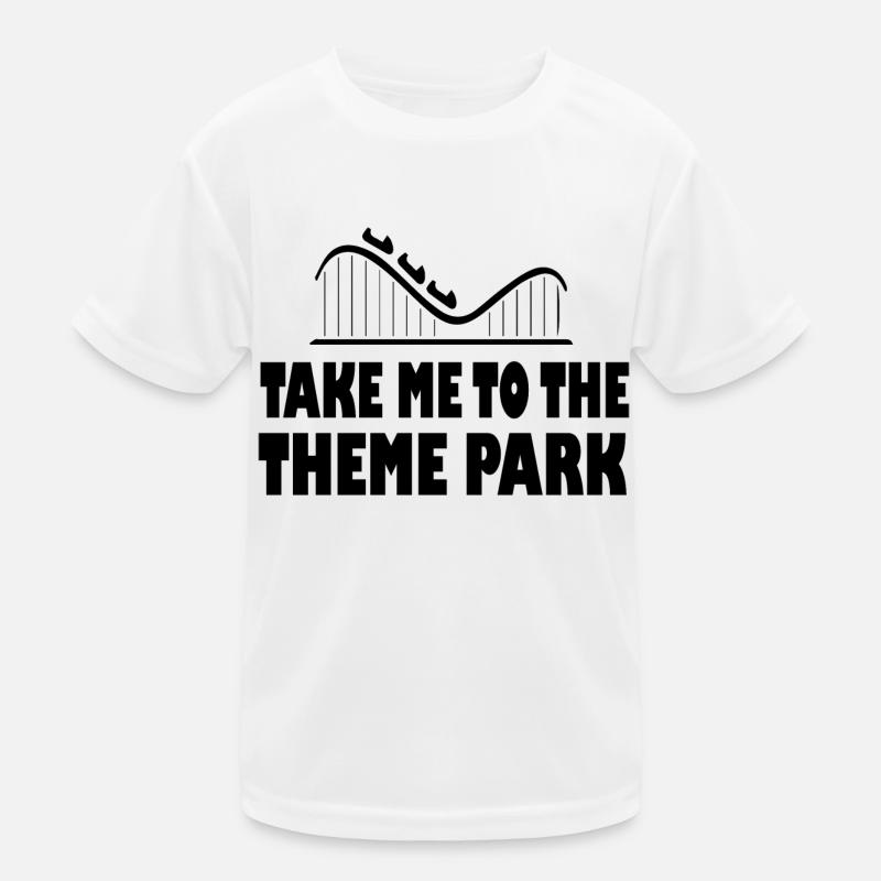 Rollercoaster Achterbahn Kinder Funktions-T-Shirt