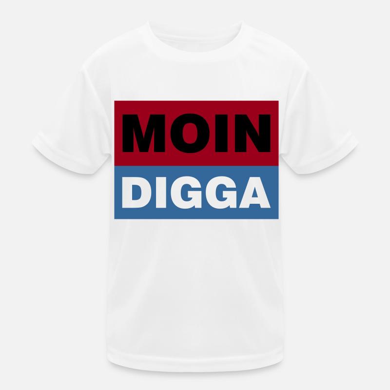 MOIN DIGGA Kinder Funktions-T-Shirt