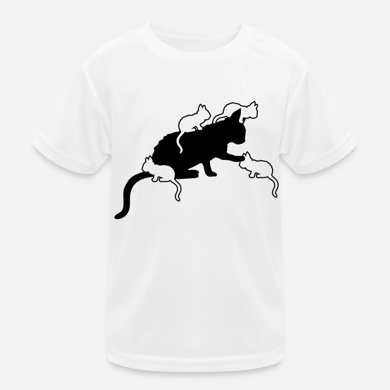 Sweet lots chaton maman T-shirt sport Enfant