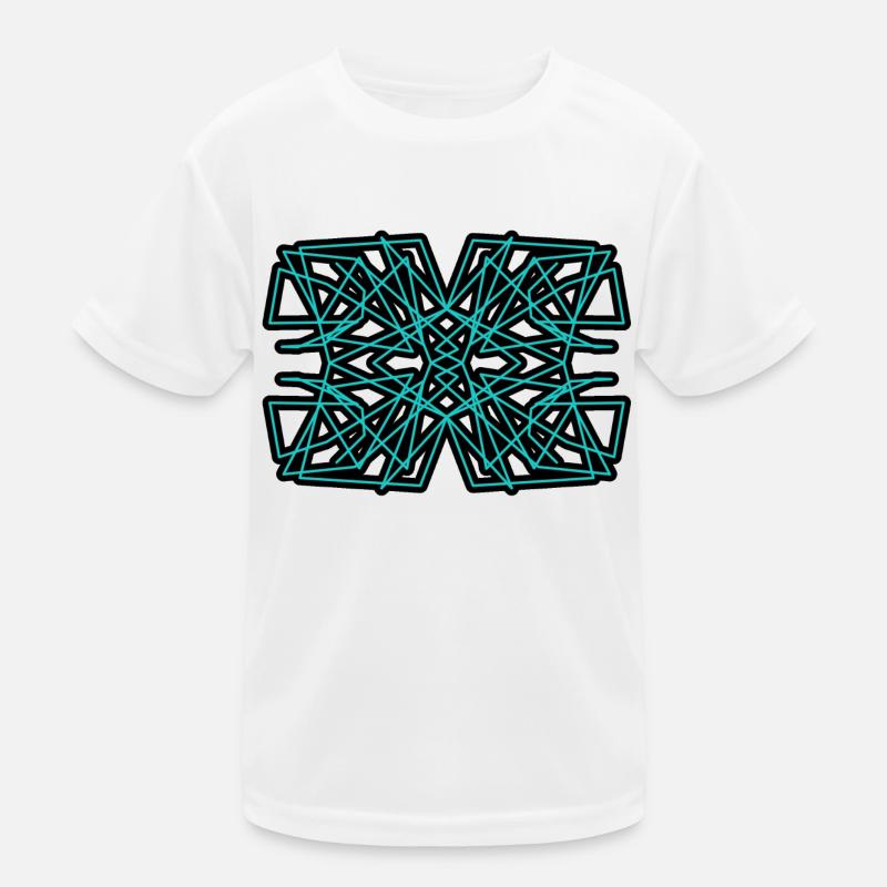 Muster Kinder Funktions-T-Shirt