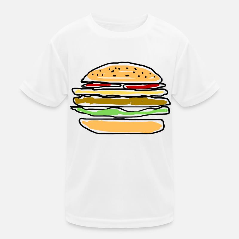 Burger Kids Functional T-Shirt