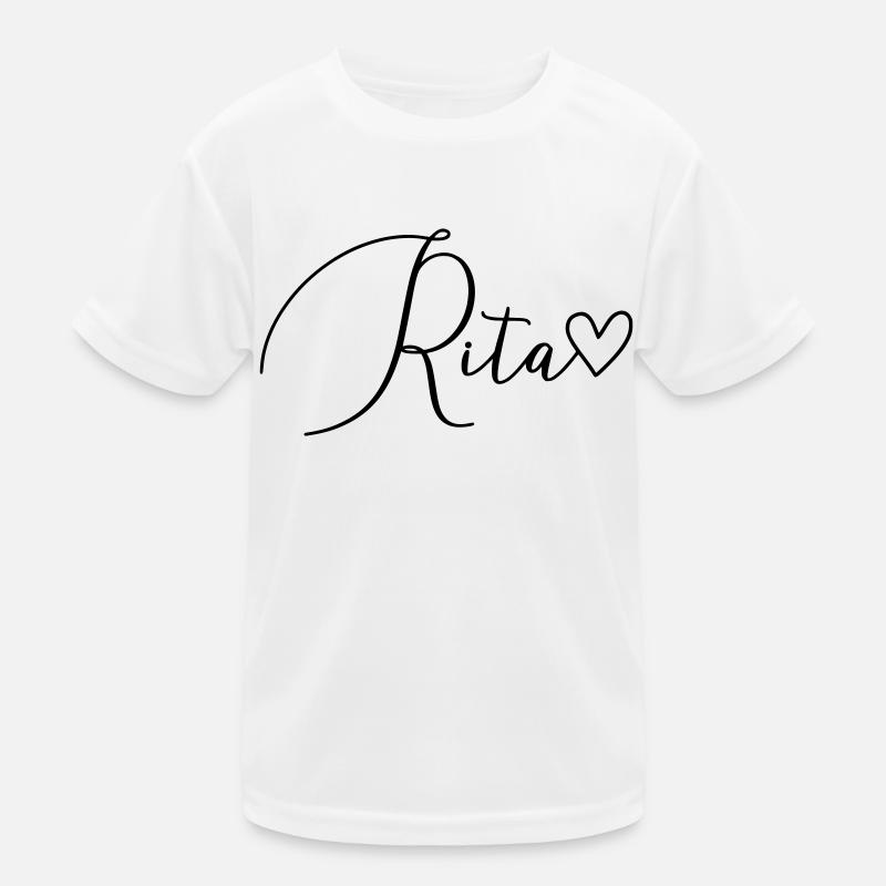 Rita Name Vorname Mädchen Kinder Funktions-T-Shirt