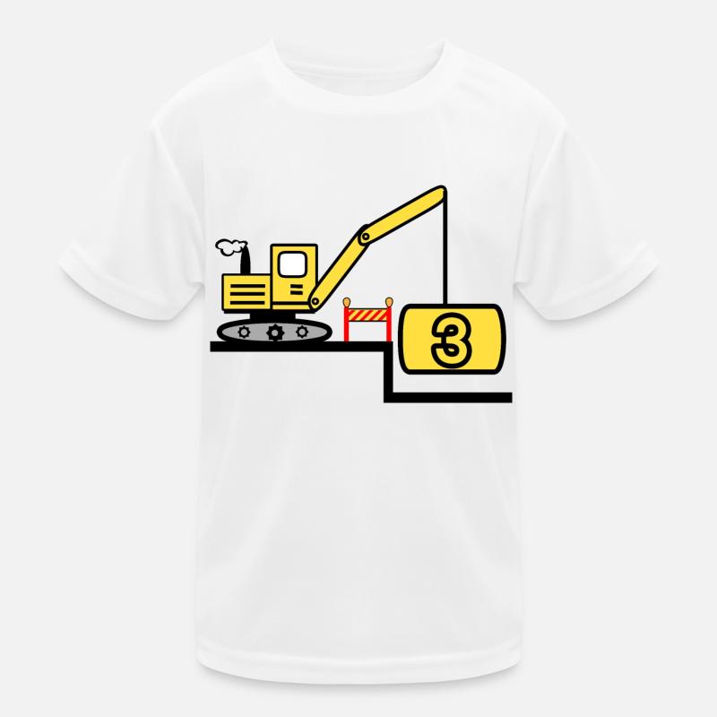 Bagger Kinder Funktions-T-Shirt