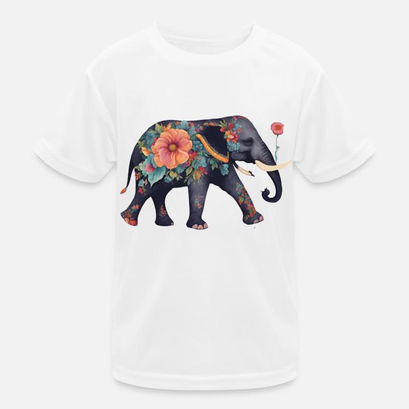 Elephant Kinder Funktions-T-Shirt