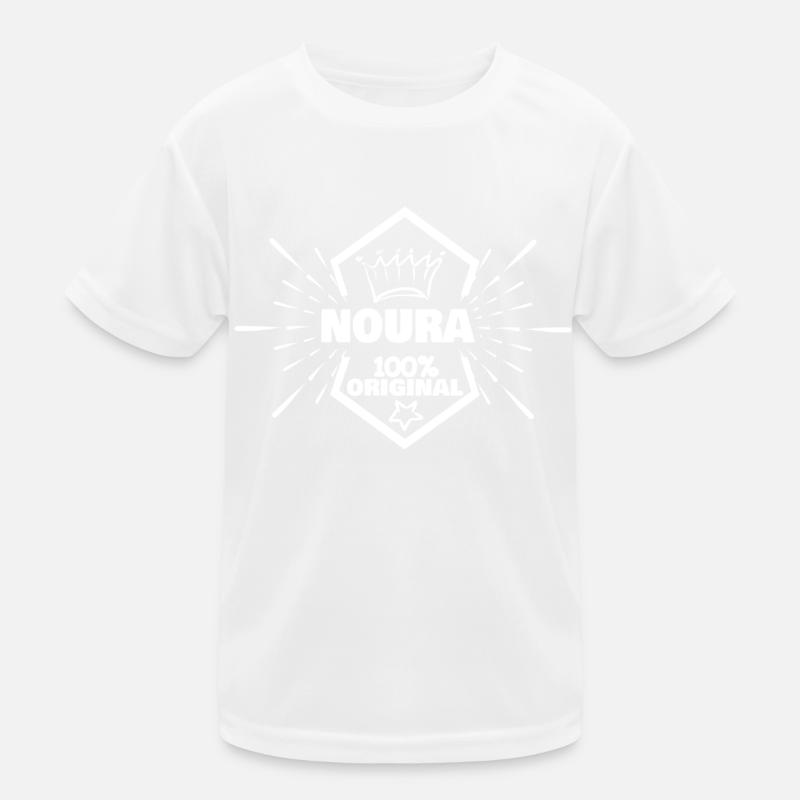 First name Noura Kids Functional T-Shirt
