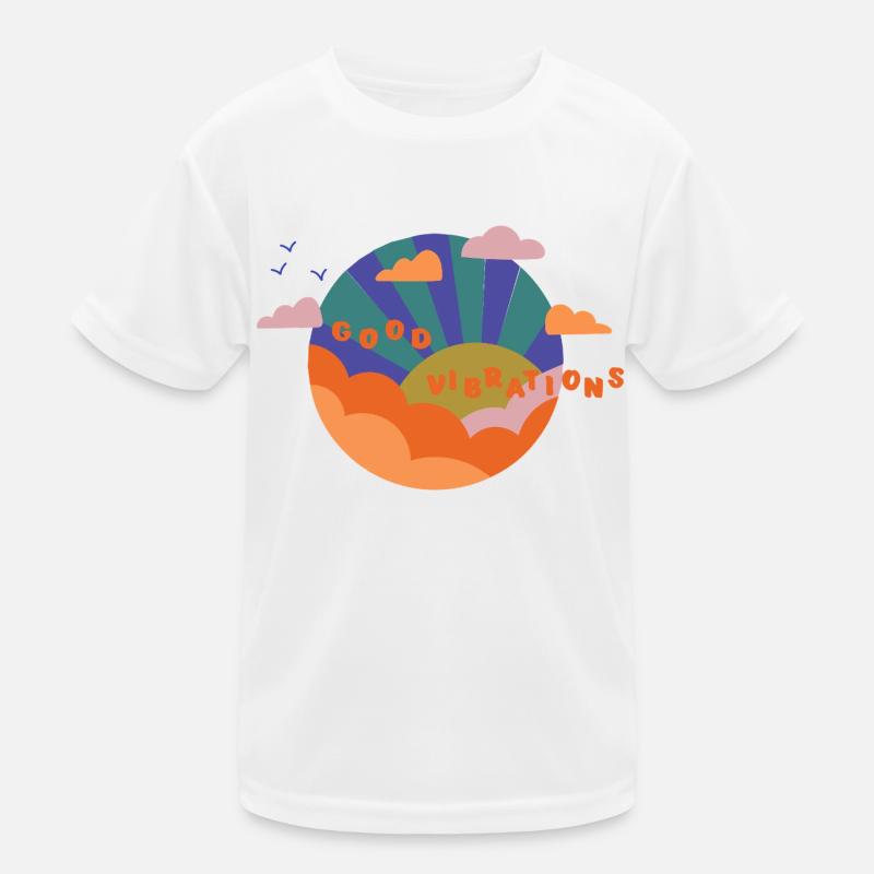 Good Vibrations - Gift Idea - Good Mood Kids Functional T-Shirt
