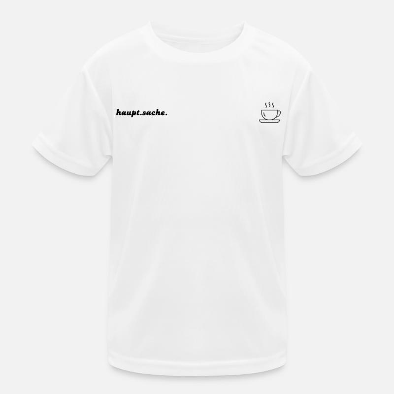 Kaffee Kinder Funktions-T-Shirt
