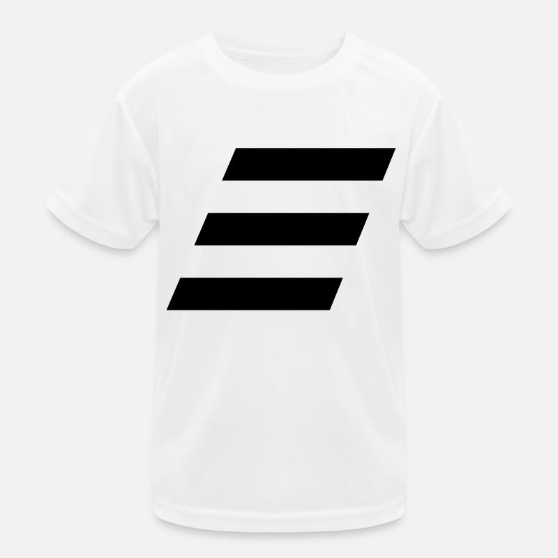 Stapel Schraeg Kinder Funktions-T-Shirt