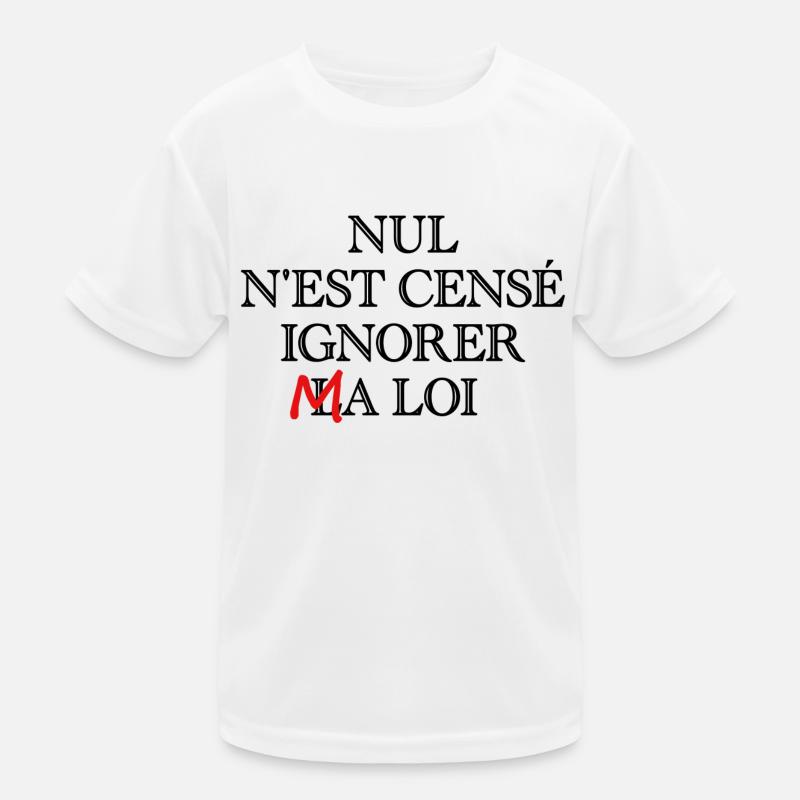 Ma loi T-shirt sport Enfant