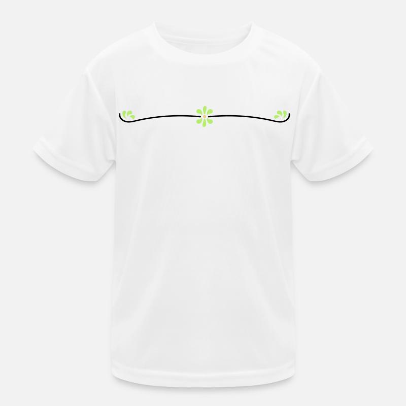 Blumenranke Kinder Funktions-T-Shirt