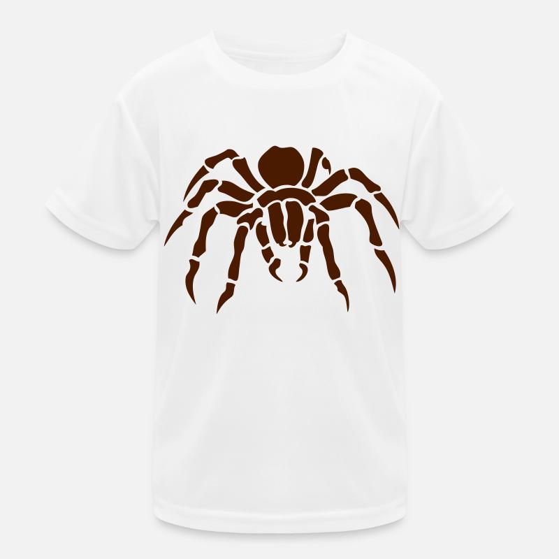 Araigne - Kinder Funktions-T-Shirt - Weiß