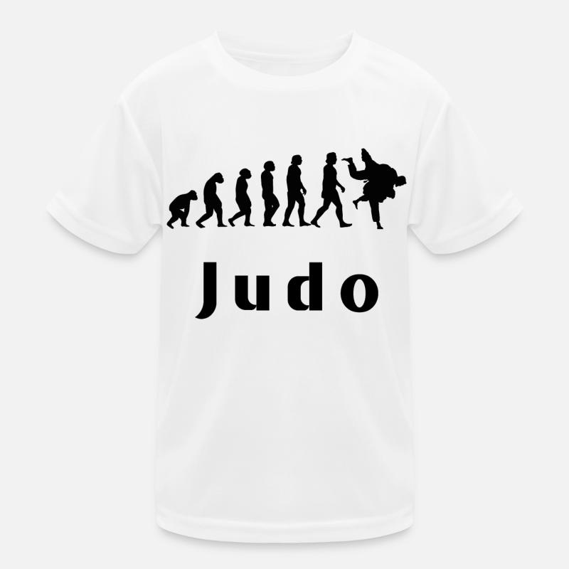 Evolution of Judo Kids Functional T-Shirt