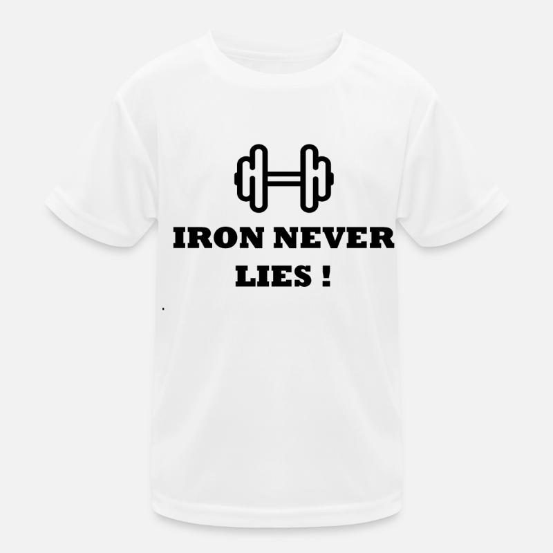 Iron never lies Kinder Funktions-T-Shirt