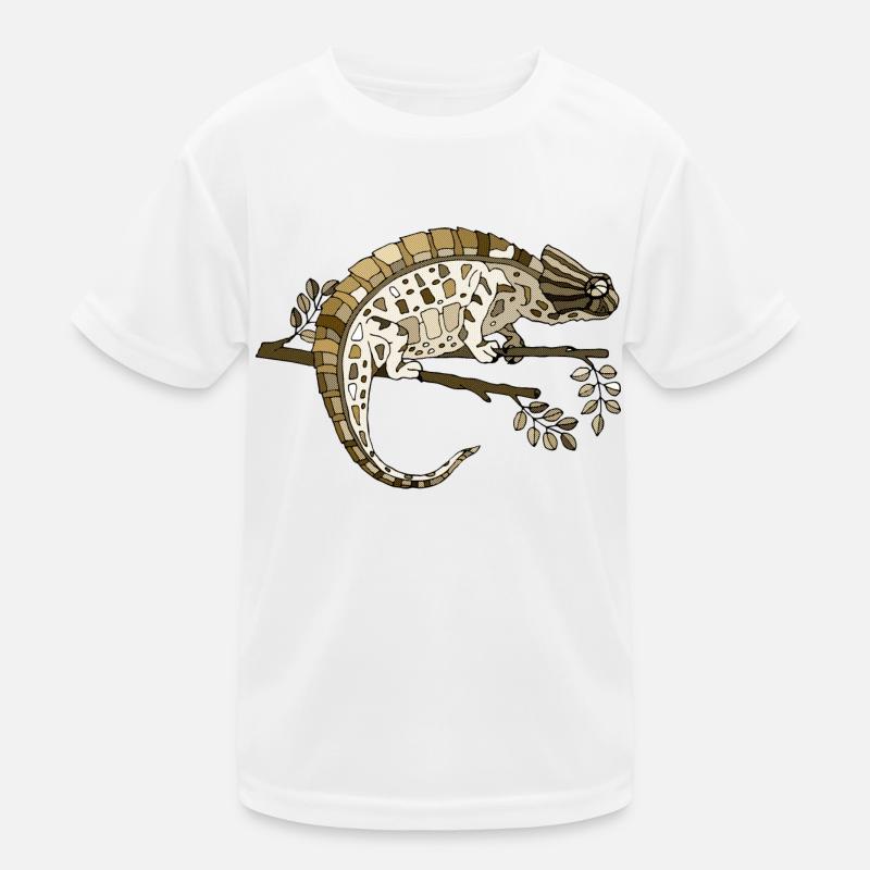 Chamäleon Kinder Funktions-T-Shirt
