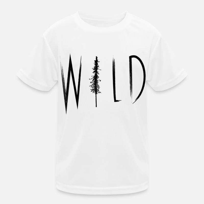 Wild Text Kids Functional T-Shirt