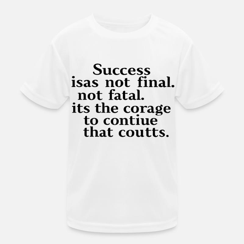 SUCCESS Kids Functional T-Shirt
