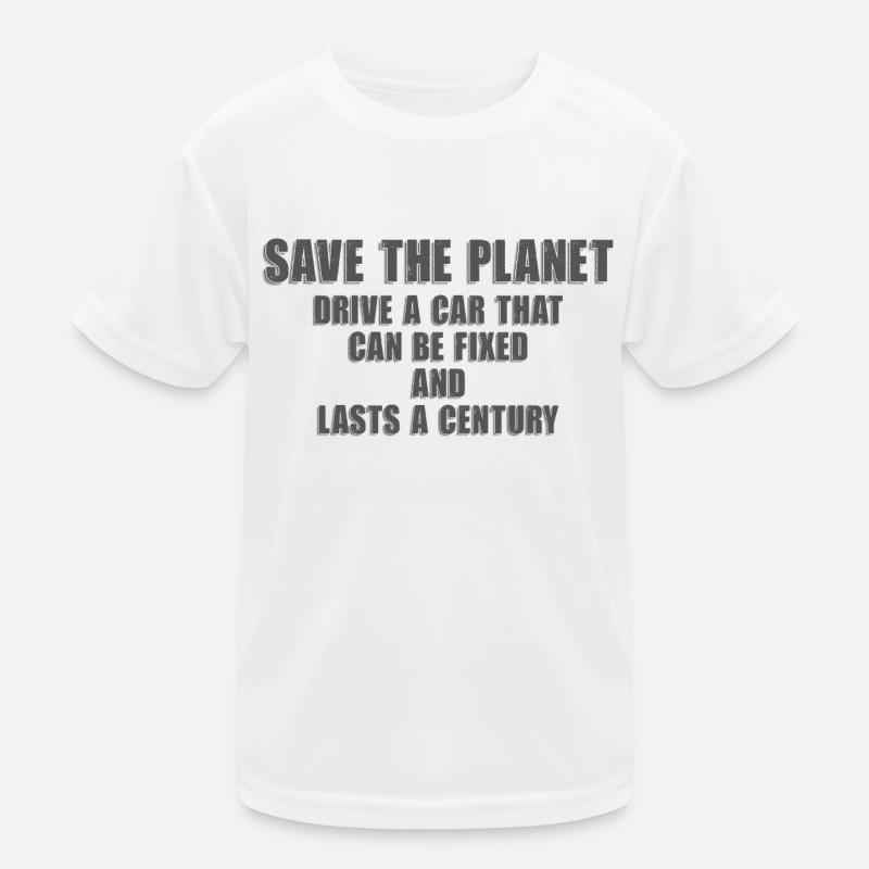 Save the Planet Kids Functional T-Shirt