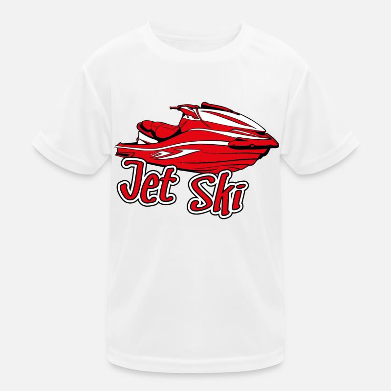 Jetski Kinder Funktions-T-Shirt