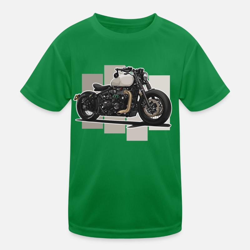 Bobber // Custom // Motorrad Kinder Funktions-T-Shirt