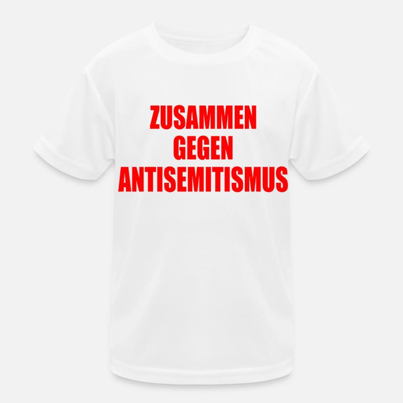 zusammen gegen antisemitismus Kinder Funktions-T-Shirt
