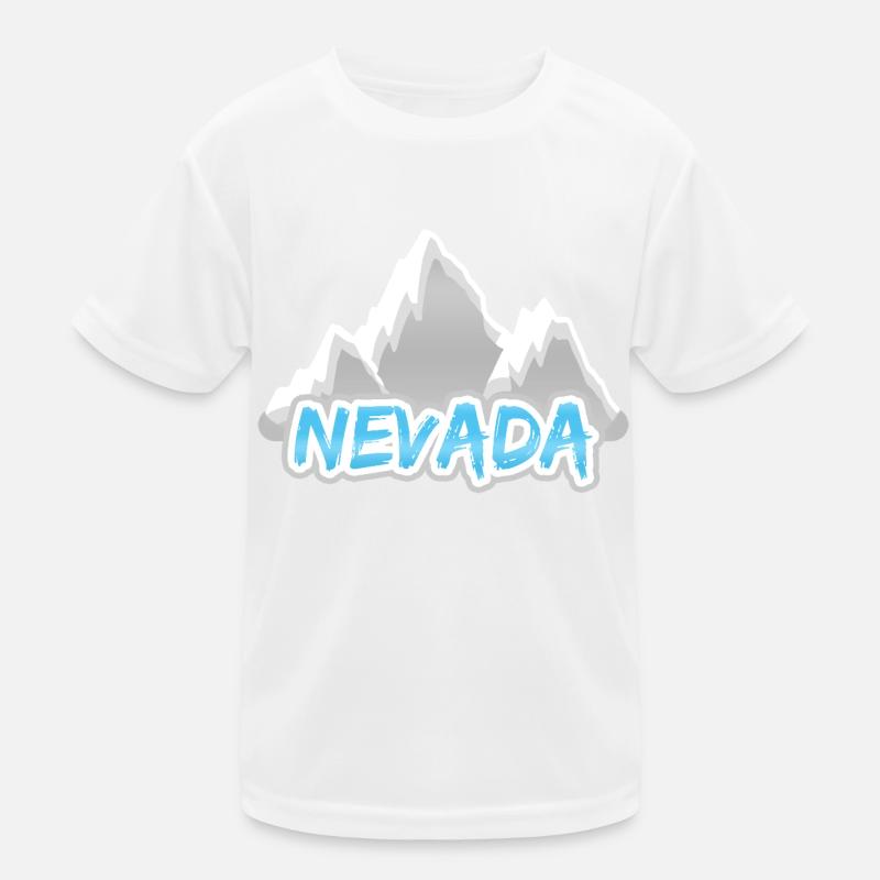 Nevada as a mountain Kids Functional T-Shirt