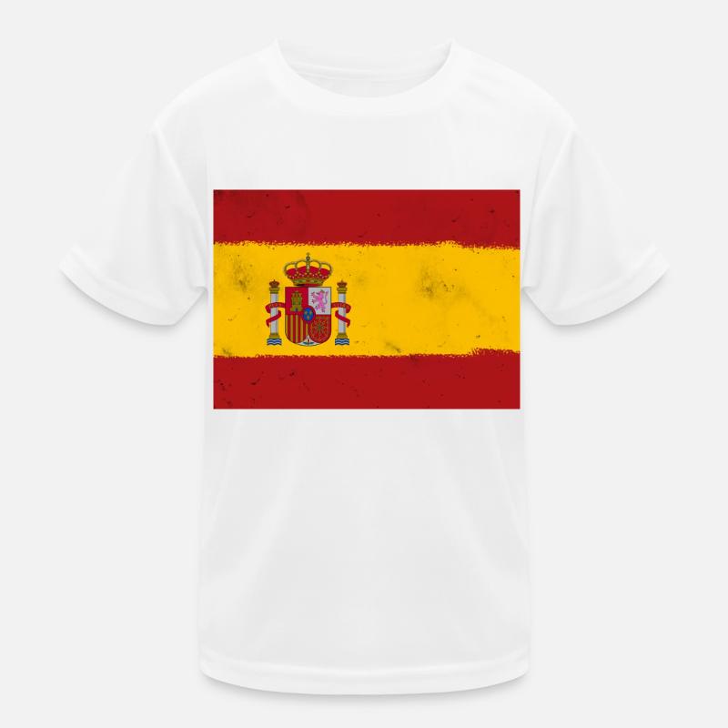 Drapeau de l’Espagne T-shirt sport Enfant
