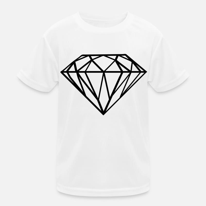 diamant Kinder Funktions-T-Shirt