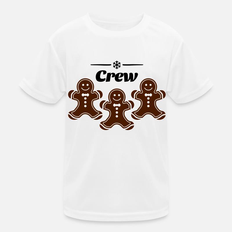 crew lebkuchenmann Kinder Funktions-T-Shirt
