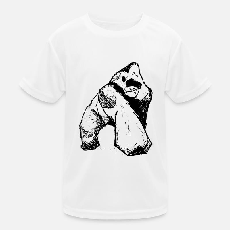 Gorille & Dos argent T-shirt sport Enfant