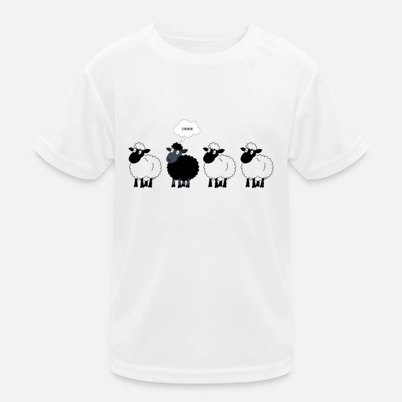 Das schwarze Schaf Kinder Funktions-T-Shirt