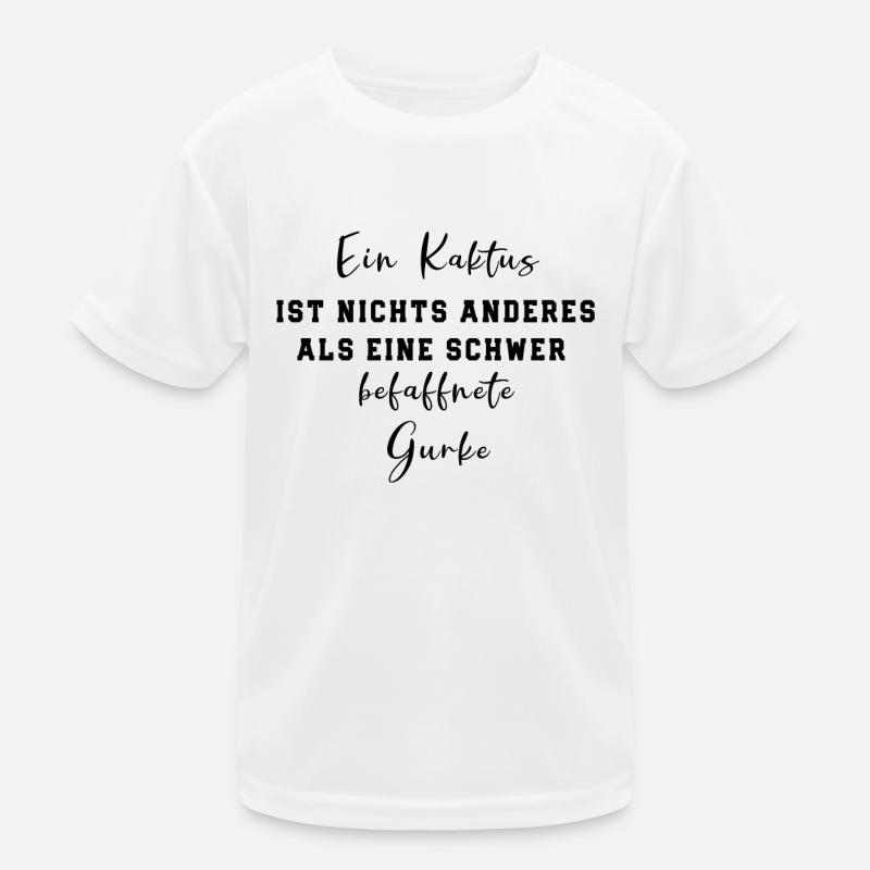 Gurke Kinder Funktions-T-Shirt